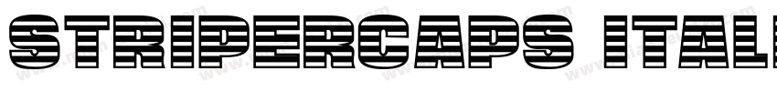 StriperCaps Italic字体转换